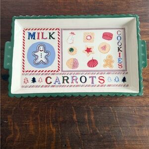 Anthropologie George & Viv The Night Before Cookie Platter